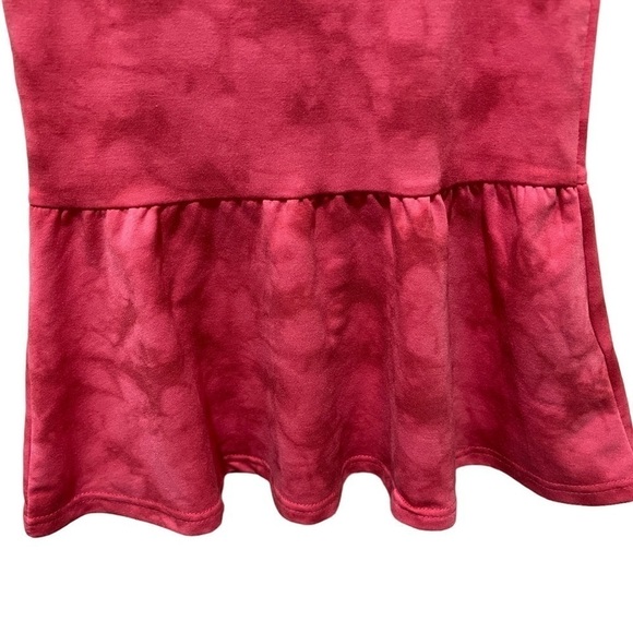 2T girls 32 Degrees Cool pink & white tie die skater dress - Picture 3 of 6
